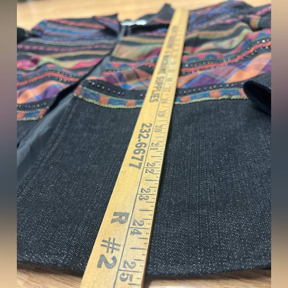 Coldwater Creek Multicolor Striped Women's Blazer Sz 12 - Picture 4 of 7
